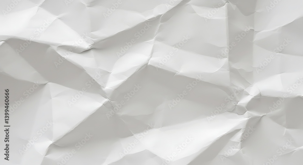 Obraz premium Creased Canvas of Thought AI Generated