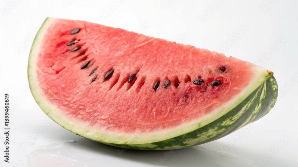 Sliced Of Watermelon Isolated On White Background,One slice of tasty fresh watermelon isolated on white background Sliced Of Watermelon Isolated On White Background,One slice of tasty fresh watermelon isolated on white background