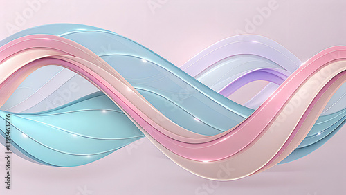 Abstract colorful vector background with wave pattern design
