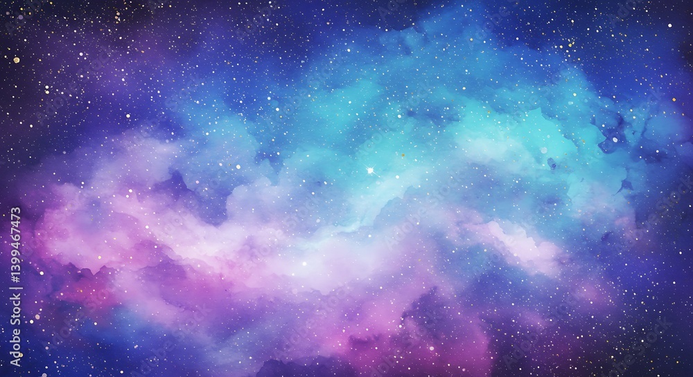 Cosmic Watercolor Dreams AI Generated Cosmic Watercolor Dreams AI Generated