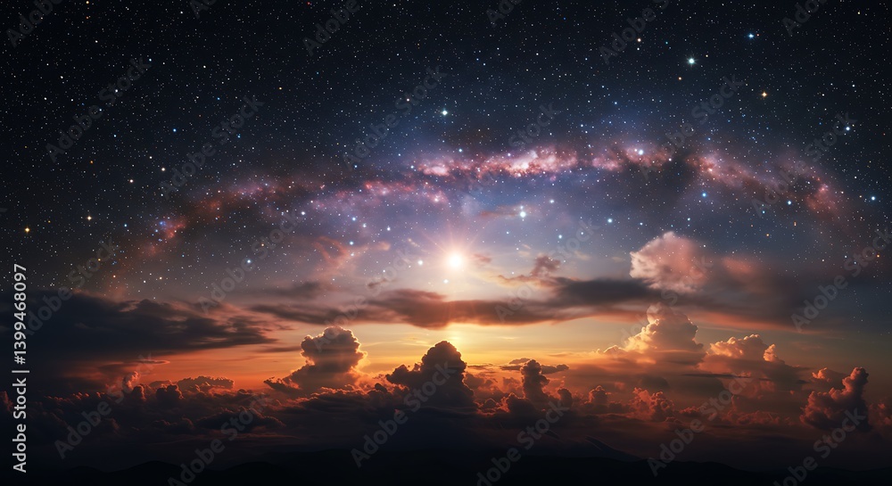 Cosmic Dawn's Embrace AI Generated Cosmic Dawn's Embrace AI Generated