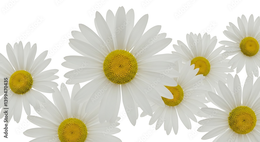 Obraz premium Chamomile Dance AI Generated