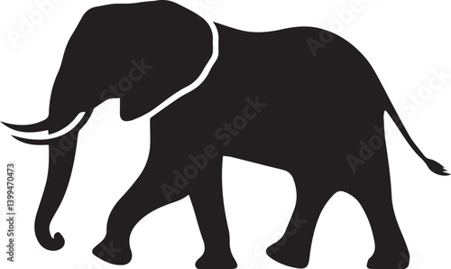 Elephant Flat vector illustration