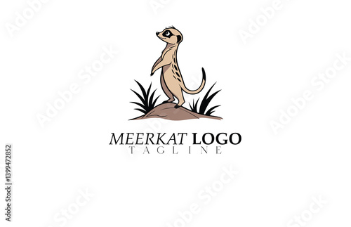 Cool Meerkat Logo Vector for Streetwear and Youth Brands – Urban Design With Attitude – Scalable Vector File for Adobe Illustrator Users.