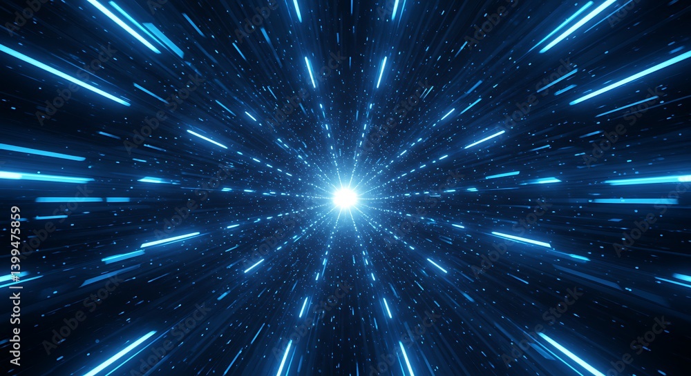 Fototapeta premium Celestial Convergence AI Generated