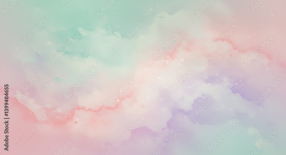Pastel Nebula Dreams AI Generated