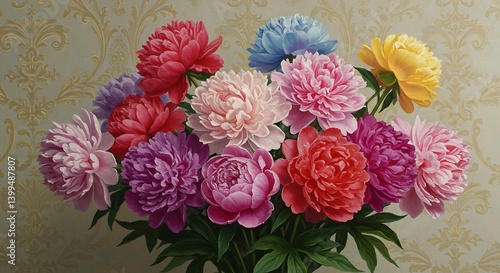 Peony Rhapsody AI Generated