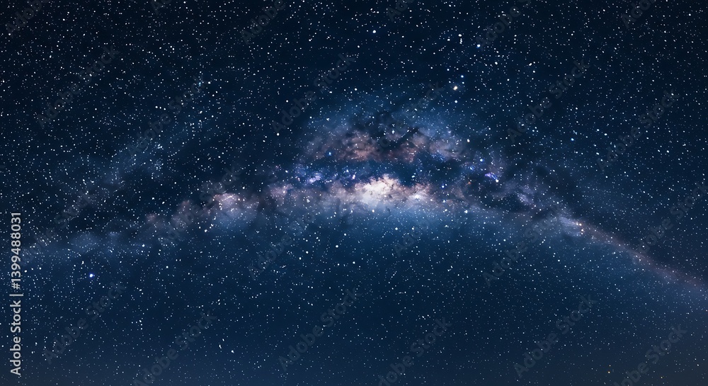 Obraz premium Celestial Dust and Dreams AI Generated