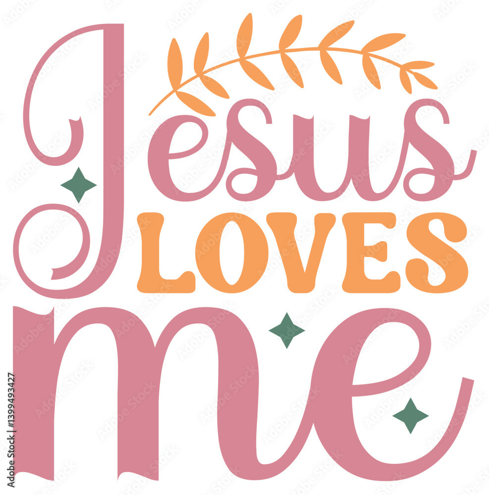 Obraz premium Christian Svg Design and Jesus Quotes Cut Files 