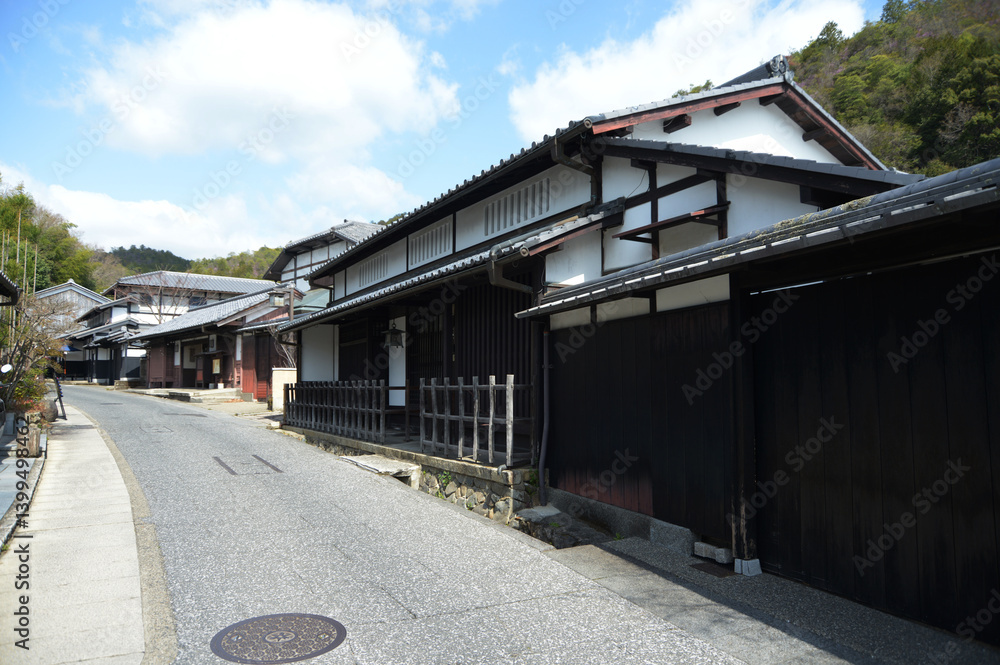 春の嵯峨野 愛宕街道 京都市右京区嵯峨 春の嵯峨野 愛宕街道 京都市右京区嵯峨