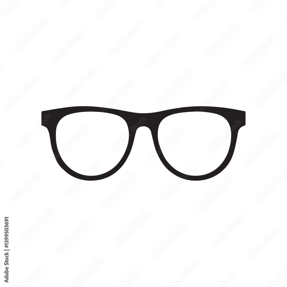 Fototapeta premium Glasses logo and symbol illustration