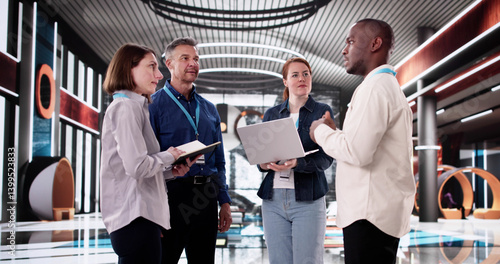 Corporate Diverse Team Of Business People