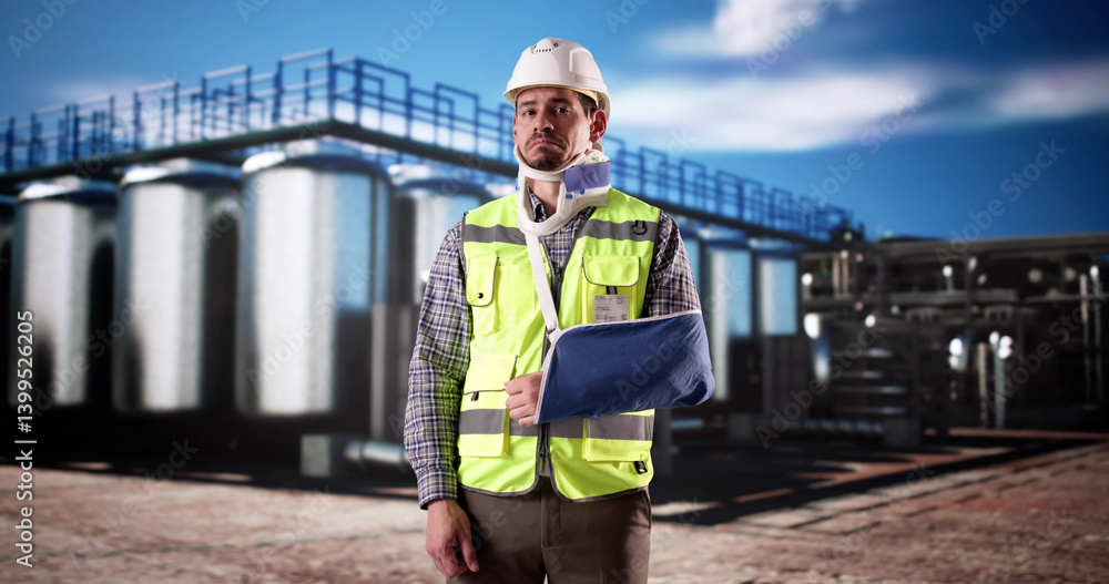 Injured Worker With Broken Arm