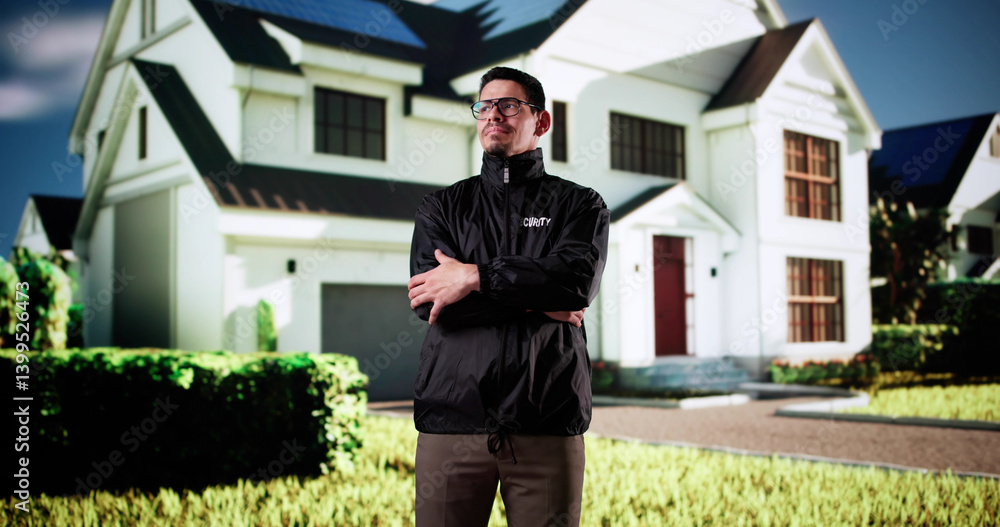 Young Male Security Guard