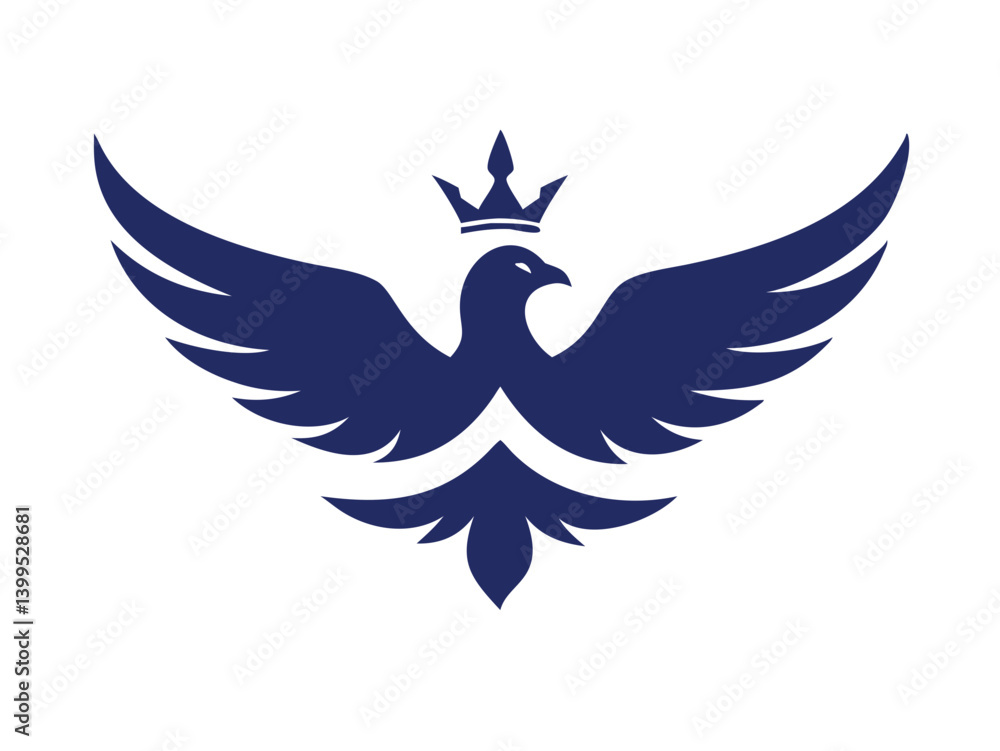 Obraz premium Flying bird logo Royalty
