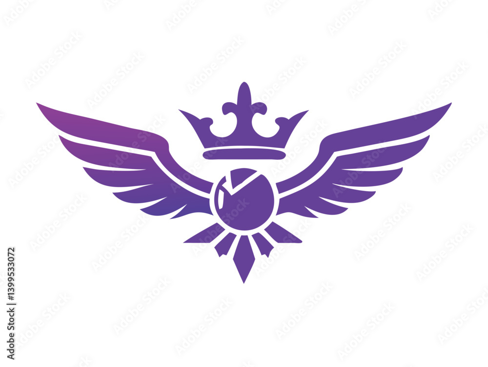 Obraz premium Flying bird logo Royalty