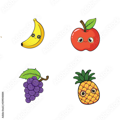 set of fruit