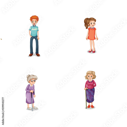 boy and girl in red