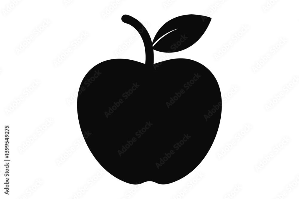 vector illustration of an apple vector illustration of an apple
