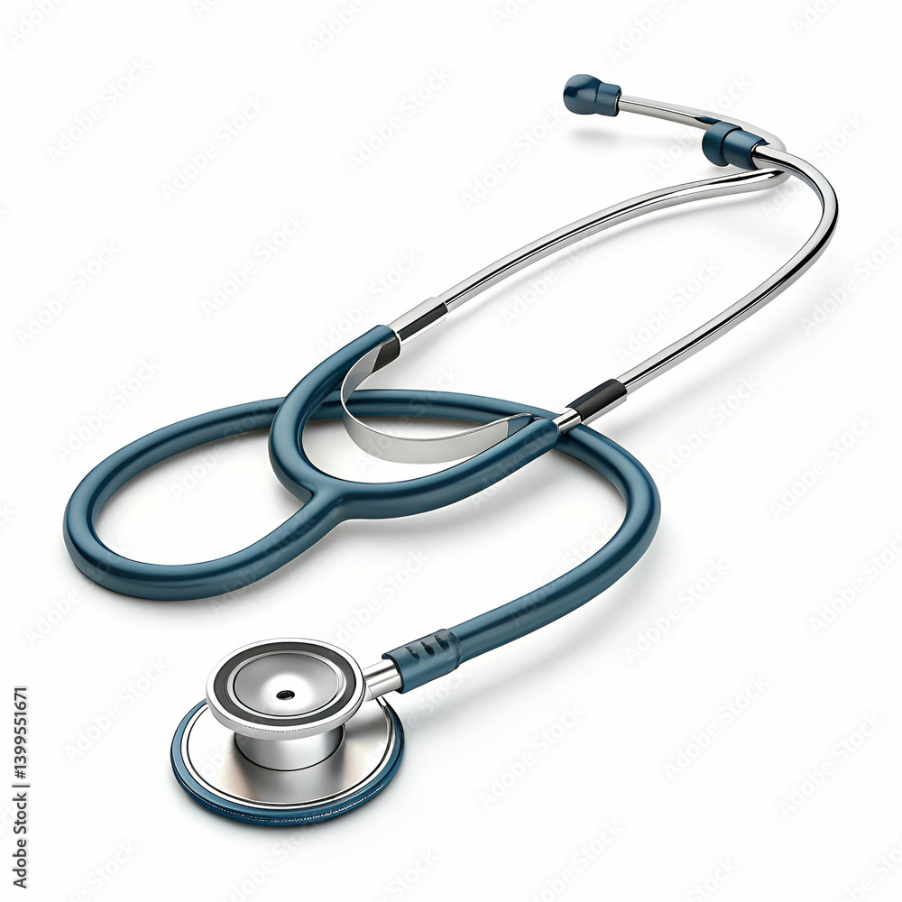 Stethoscope icon 3D rendering isolated on white background for medical diagnostics and healthcare visuals
Stethoscope icon 3D rendering isolated on white background for medical diagnostics and healthcare visuals