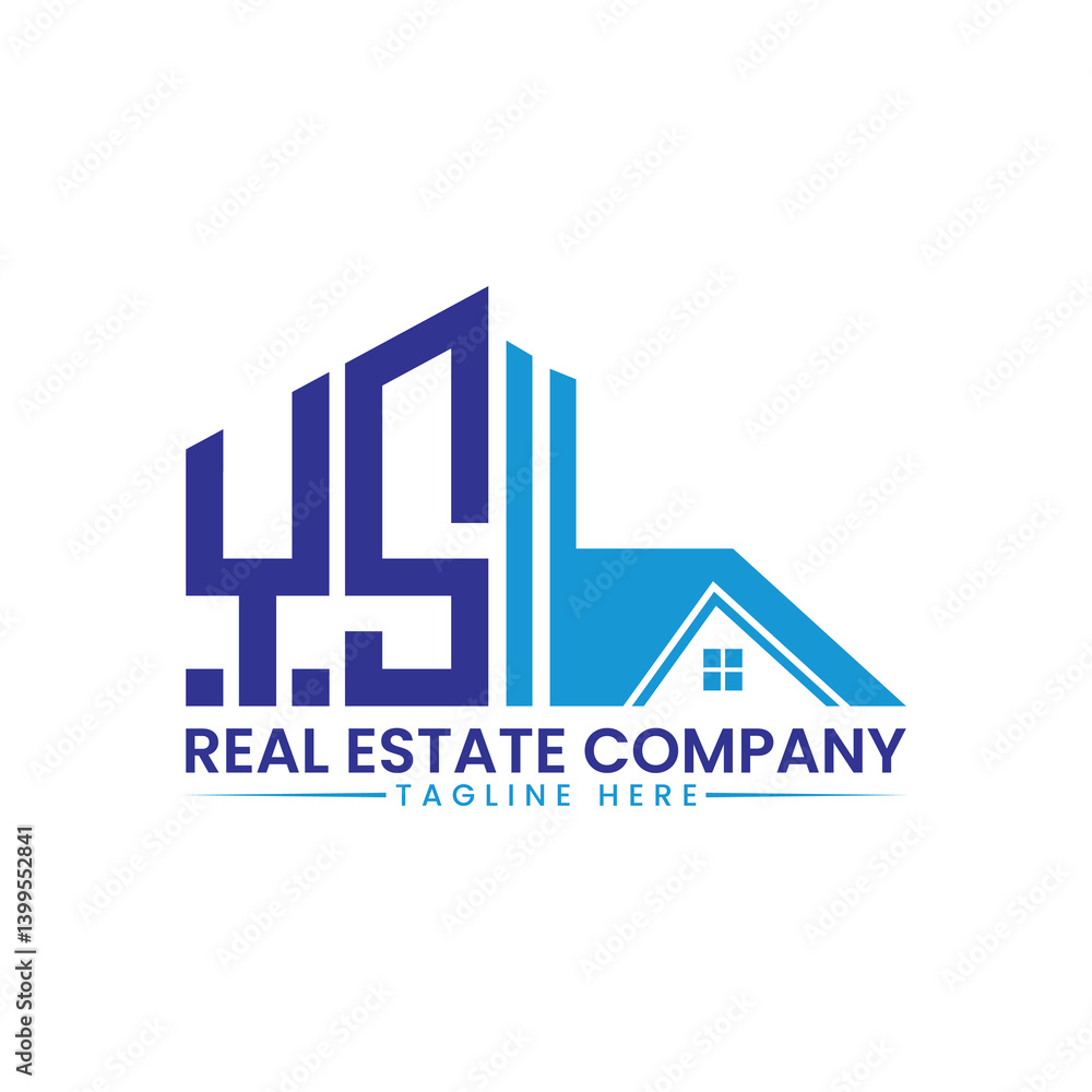 Fototapeta premium Minimalist Building and House Logo Template