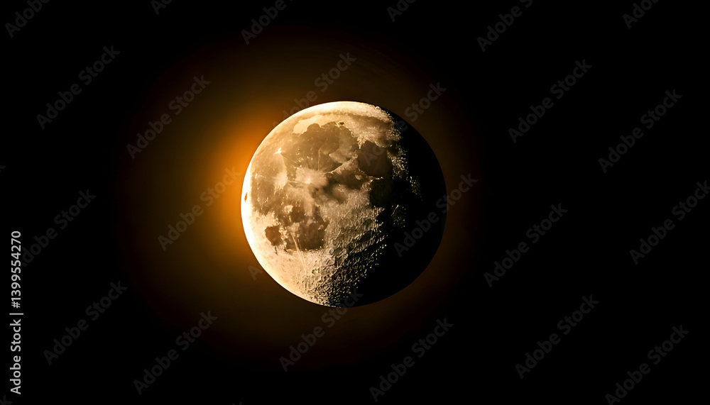 Obraz premium Full moon in the night