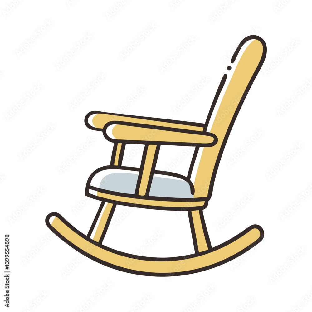 rocking chair icon, rocking chair vector illustration-simple illustration of rocking chair, perfect for rocking chair logos and icons rocking chair icon, rocking chair vector illustration-simple illustration of rocking chair, perfect for rocking chair logos and icons