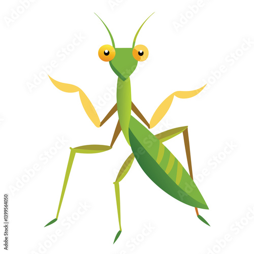 Mantis vector icon isolated on white background