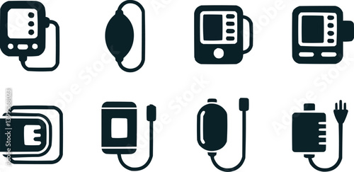 blood pressure monitor silhouette