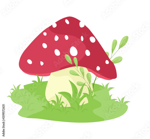 Mushrooms Illustration