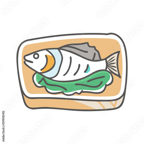 hake icon, hake vector illustration-simple illustration of hake, perfect for hake logos and icons