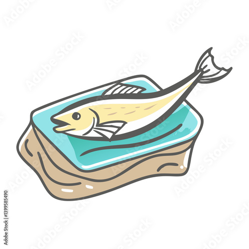 hake icon, hake vector illustration-simple illustration of hake, perfect for hake logos and icons