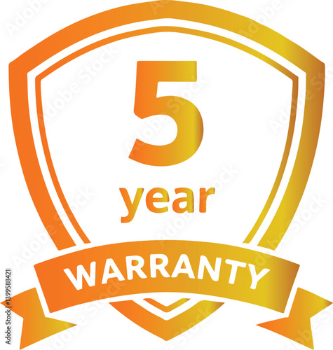 Warranty icon vector Silhouettes design illustration