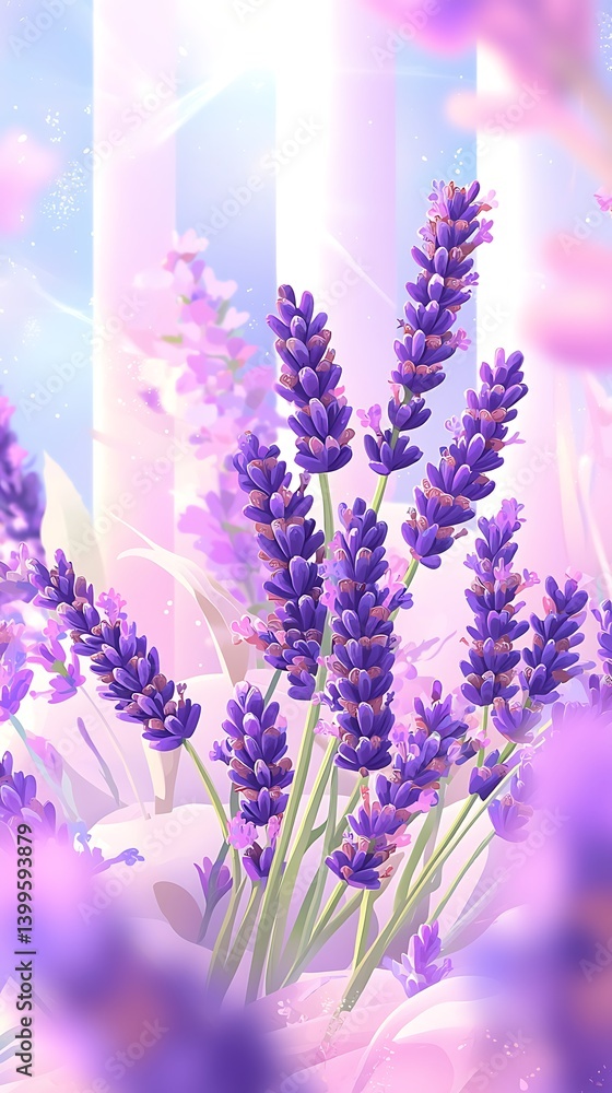 Lavender Blossoms in Soft Light Lavender Blossoms in Soft Light