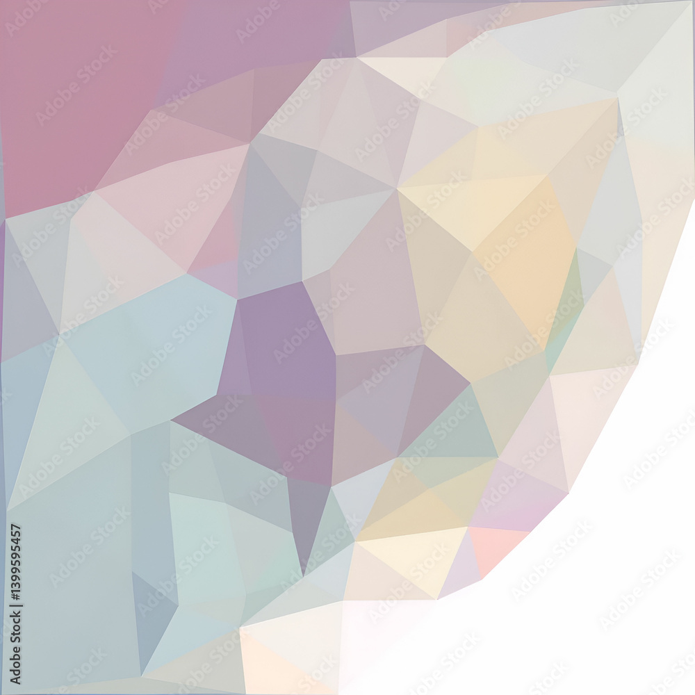 Fototapeta premium Abstract background with low poly design