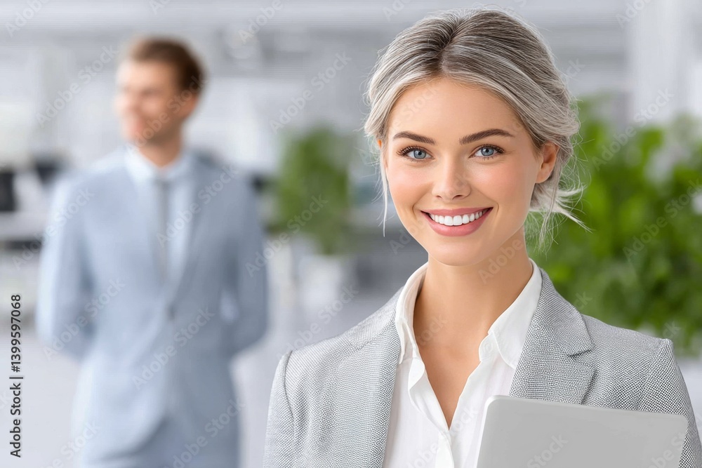 An HR director handing a promotion letter to a smiling employee An HR director handing a promotion letter to a smiling employee