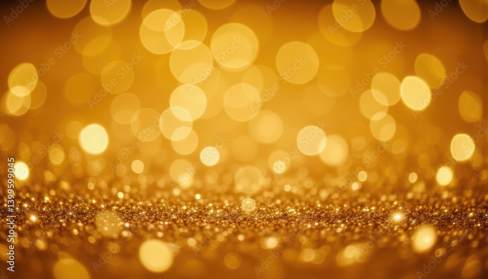 Abstract photo of a gold shine bokeh glitter creating a festive Christmas background. Abstract photo of a gold shine bokeh glitter creating a festive Christmas background.