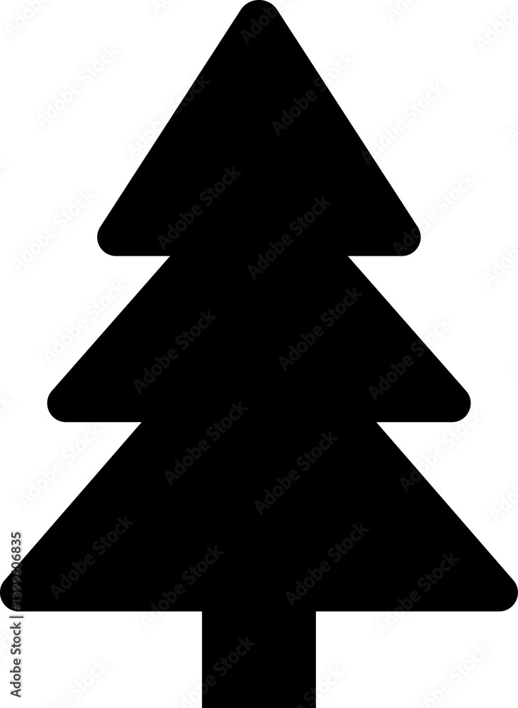 Christmas tree, spruce, pine icon image Christmas tree, spruce, pine icon image
