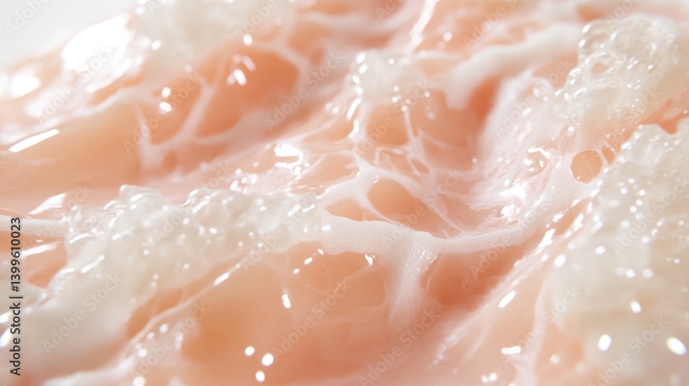 Close-up view of a luxurious, hydrating facial cream. Close-up view of a luxurious, hydrating facial cream.