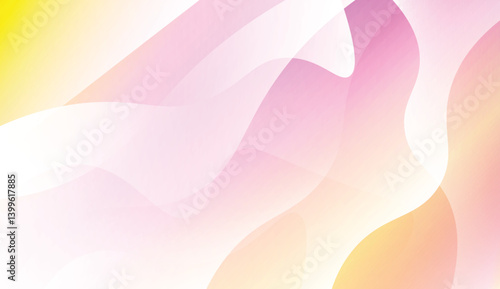 Wave Abstract Background. For Business Presentation Wallpaper, Flyer, Cover. Vector Illustration with Color Gradient.