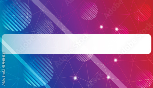 Colorful illustration in abstract triangles, line, circle, space for text style with gradient. Modern pattern for a brand book. Vector illustration. Light Gradient Abstract Background.