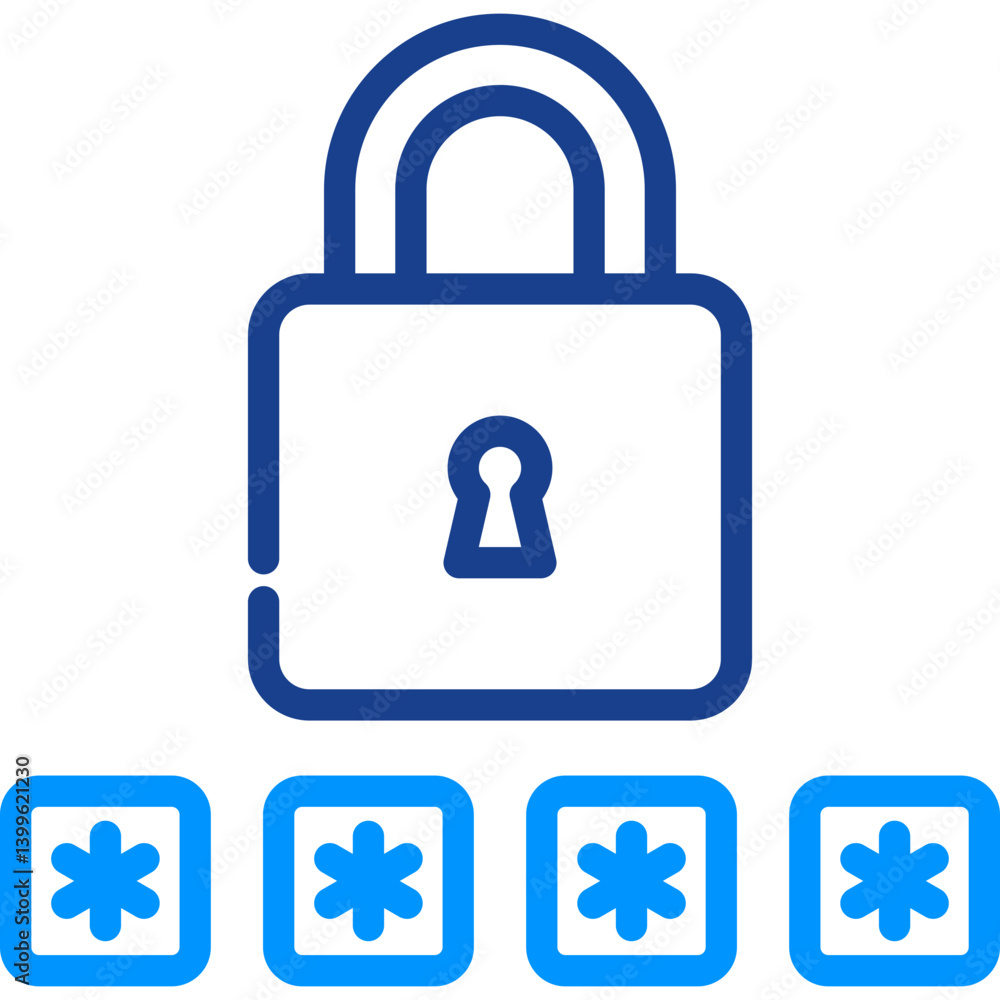 Security Pin Icon Security Pin Icon
