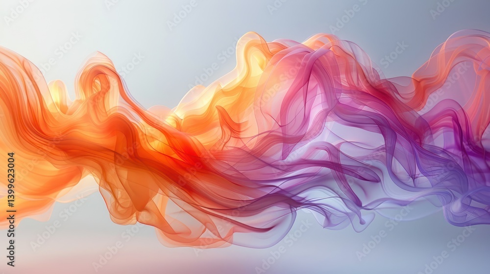 Abstract vibrant flowing colors Abstract vibrant flowing colors