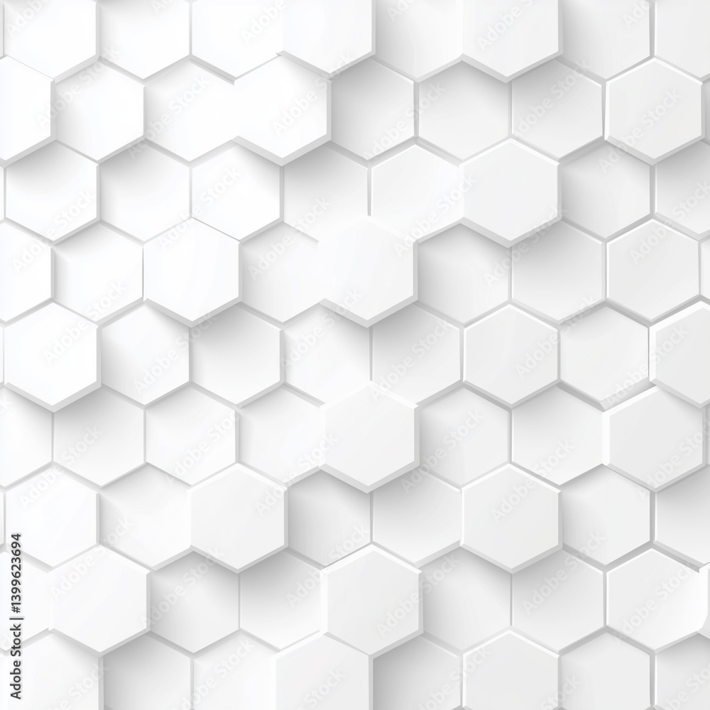 Abstract white hexagon background. Vector Illustration Abstract white hexagon background. Vector Illustration