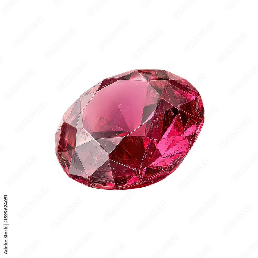 Oval cut ruby gemstone on white. Concept for jewelry, luxury, and gemology. Oval cut ruby gemstone on white. Concept for jewelry, luxury, and gemology.