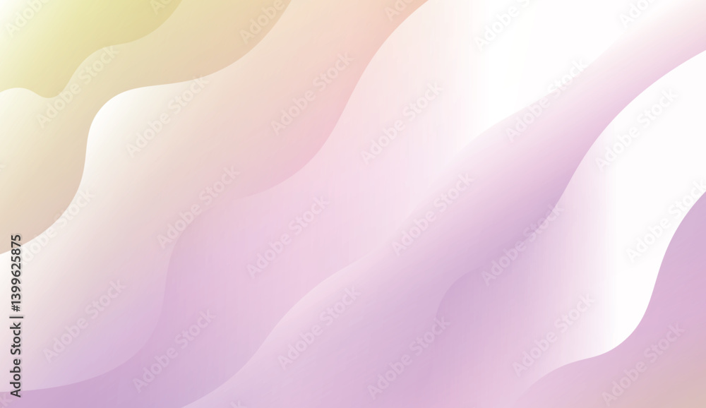 Obraz premium Modern Background With Wave Gradient Shape. For Your Design Wallpapers Presentation. Vector Illustration with Color Gradient.
