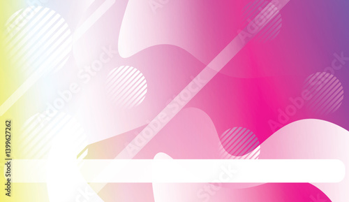 Dynamic shapes composition with Wave Abstract Background. Design For Your Header Page, Ad, Poster, Banner. Vector Illustration