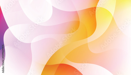 Abstract Waves. Futuristic Technology Style Background. For Creative Templates, Cards, Color Covers Set. Vector Illustration with Color Gradient.