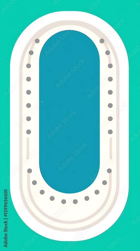 Oval Pool Top View Oval Pool Top View