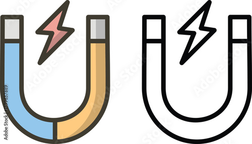 Colorful collection of gear and settings icons representing technology, customization,and system setup.Perfect for apps, websites, and UIUX design.Includes 2 icons in different colors.